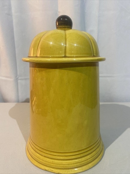 Vintage 1967 Los Angeles Potteries California USA Cookie Jar Autumn Harvest - Picture 2 of 6